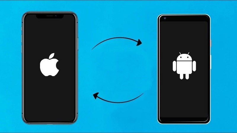 The step-by-step guide for transferring data between mobile devices on different OS.