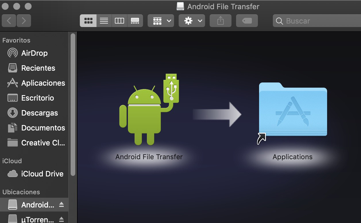 Proceed to further steps to see content from your Android on mac OS X.