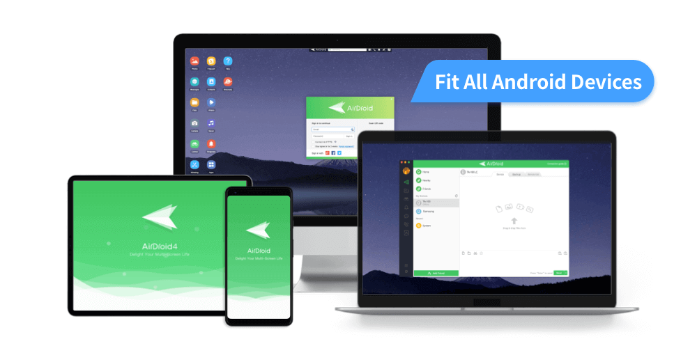 AirDroid is rather popular because it is a free Android file transfer solution.