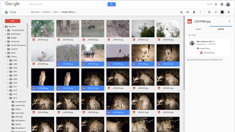 Sie können alle Fotos finden, die in Ihrem Google Drive-Konto gespeichert sind.