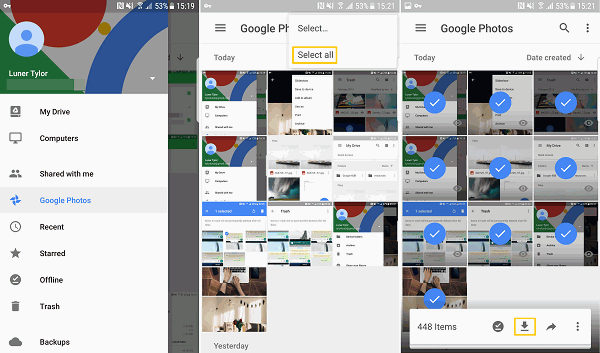 Google Photos can be used not only for transferring photos, but also for storing files.