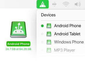 Provide your Mac access to the Android device