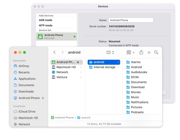 MacDroid - How to Backup Android Contacts to Mac