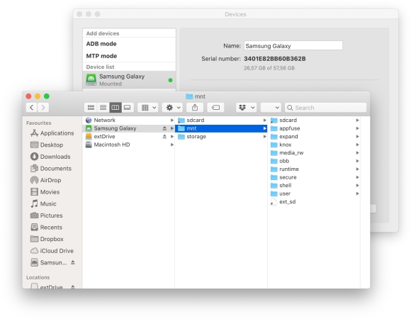 MacDroid - How to Backup Android Contacts to Mac