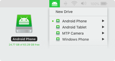 Then you can perform Android data transfer to Mac and vise versa using MacDroid.