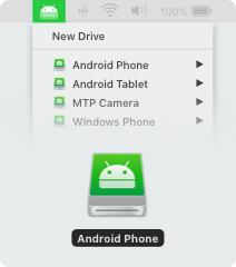 The full access to your Android phone allows editing data right from Mac Finder.