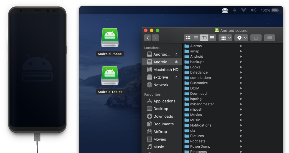 Building the bridge between Mac and Android Building the bridge between Mac and Android