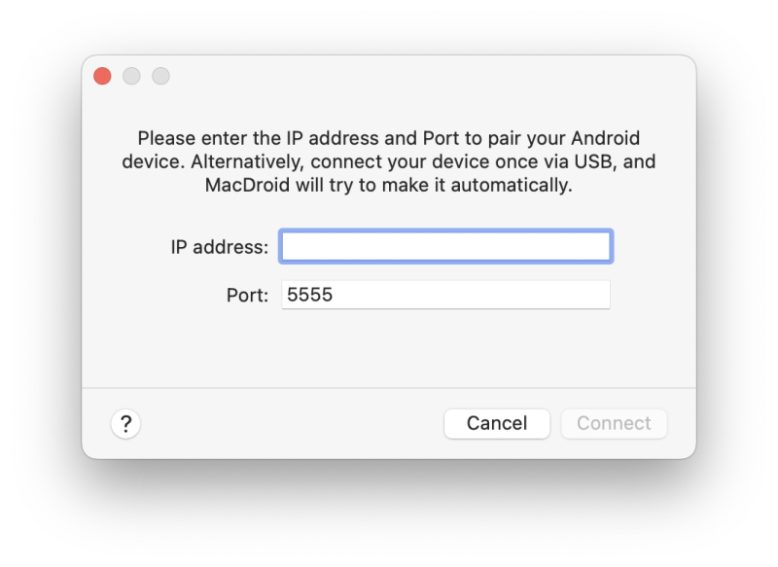 How to connect Android device to a Mac without USB [Wirelessly] | MacDroid